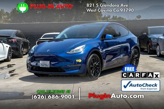 TESLA MODEL Y 2020 5YJYGDEE4LF039917 image